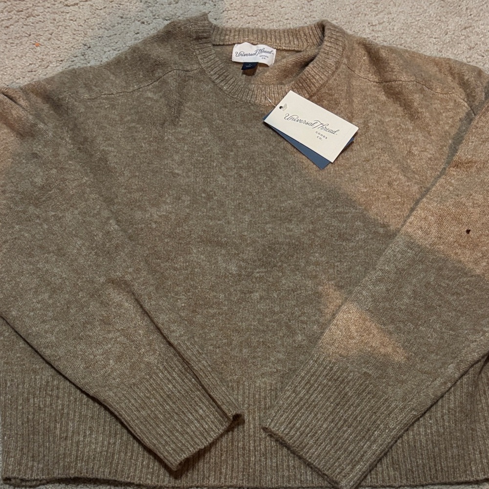 Universal Thread Men's Tan Crewneck Sweater